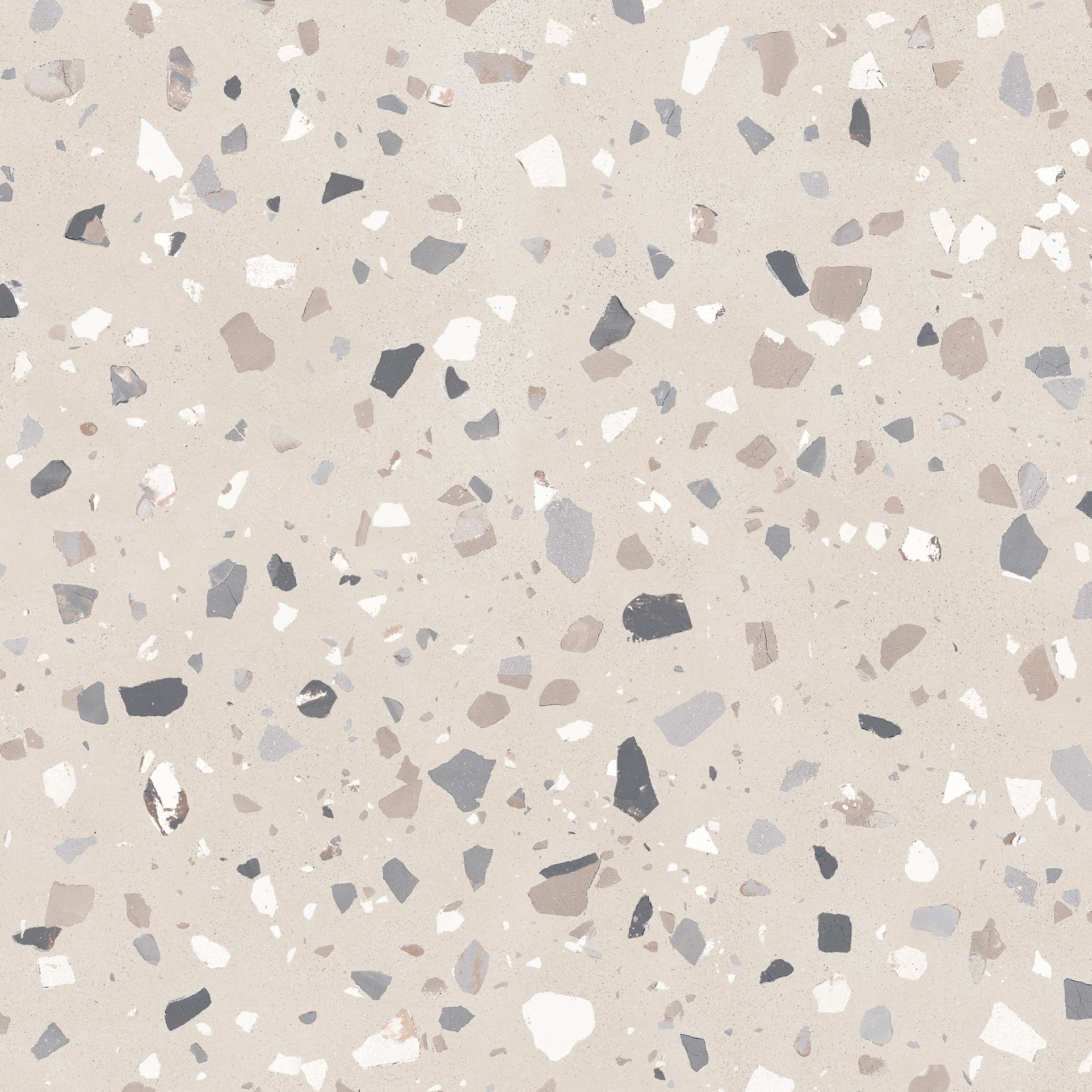 Verona Medium Sand Terrazzo Concrete style Porcelain wall and floor tiles CUT TILE SAMPLE
